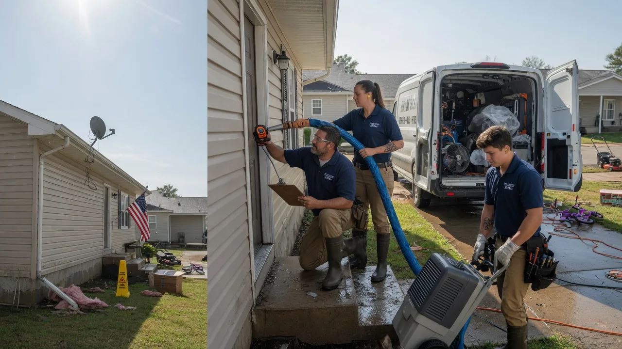 Ceiling Water Damage Restoration in Milford, MI near me